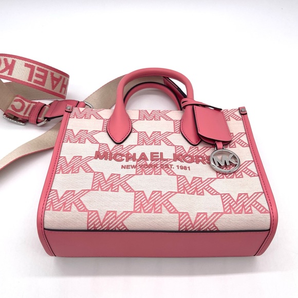 Michael Kors Mirella Small Shopper Top Zip Satchel Xbody Bag - Picture 4 of 9